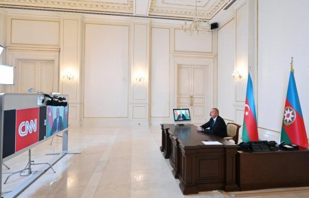 Prezident İlham Əliyevin "CNN International" televiziya kanalının "Connect the World" verilişində müsahibəsi yayımlanıb